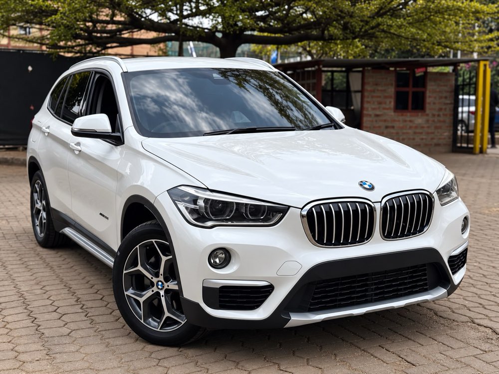 A white BMW X1 premium SUV