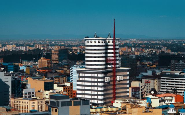 Nairobi city skyline